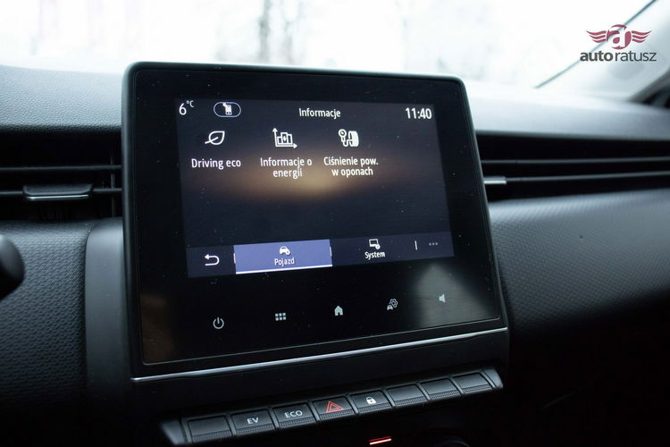 Renault Clio FV 23% Automat Benz-Hybryda Tempomat Czujniki Gwarancja Bezwypadkowy zdjęcie 29