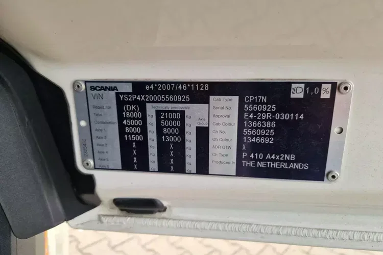 Scania P410A4X2NB Przód Na Poduszce zdjęcie 24