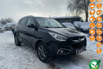 Hyundai ix35 2.0crdi automat 4x4 skóry ledy Navi kamera lift piękny 1.rok gwarancji