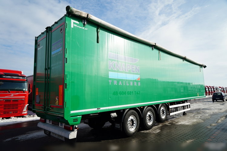 KNAPEN / RUCHOMA PODŁOGA / WALKING FLOOR / 91 m3 / 2021 ROK / OŚ PODNOSZONA / OSIE SAF / ALUFELGI / zdjęcie 10