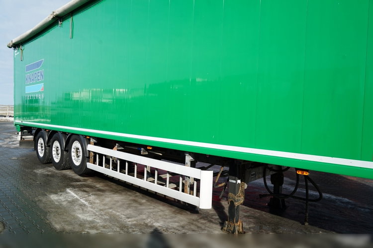 KNAPEN / RUCHOMA PODŁOGA / WALKING FLOOR / 91 m3 / 2021 ROK / OŚ PODNOSZONA / OSIE SAF / ALUFELGI / zdjęcie 11