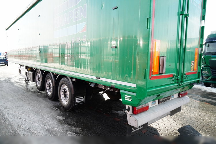 KNAPEN / RUCHOMA PODŁOGA / WALKING FLOOR / 91 m3 / 2021 ROK / OŚ PODNOSZONA / OSIE SAF / ALUFELGI / zdjęcie 13