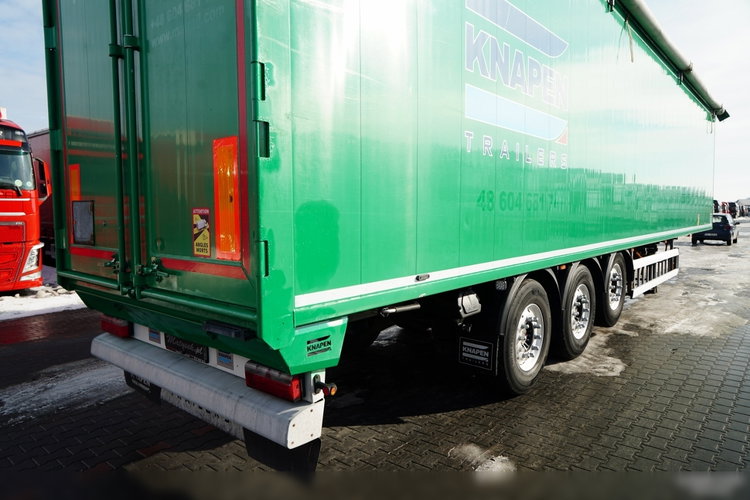 KNAPEN / RUCHOMA PODŁOGA / WALKING FLOOR / 91 m3 / 2021 ROK / OŚ PODNOSZONA / OSIE SAF / ALUFELGI / zdjęcie 15