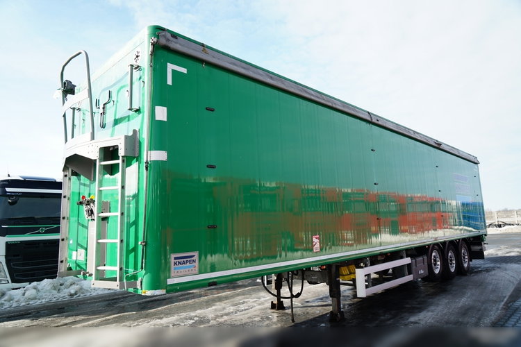 KNAPEN / RUCHOMA PODŁOGA / WALKING FLOOR / 91 m3 / 2021 ROK / OŚ PODNOSZONA / OSIE SAF / ALUFELGI / zdjęcie 6