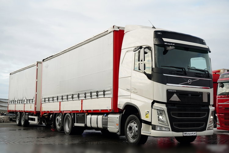 Volvo FH 460 / ZESTAW TANDEM / 120 M3 / PRZEJAZDOWY / BURTOWY / KLIMA POSTOJOWA /  MOCNA PODŁOGA / WINDA /  OŚ PODNOSZONA / SKRĘTNA  6x2 zdjęcie 4