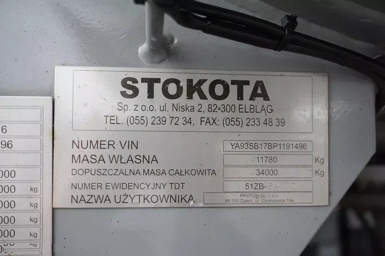 STOKOTA CYSTERNA / DO GAZU / LPG / 47 895 L / JAK NOWA zdjęcie 25