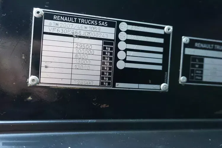 Renault C 520 / EURO 6 / ACC / 6 X 4 / RETARDER / DMC 100 000 KG zdjęcie 11