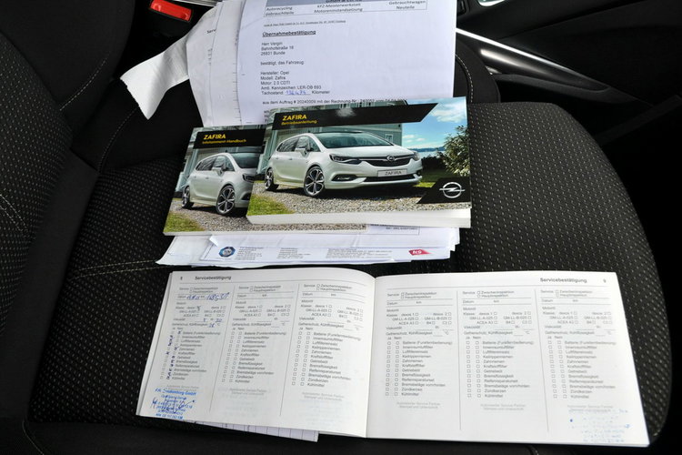 Opel Zafira 2.0d(170KM) Full Led Navi Kamera 7-Foteli Grzana Kierownica Alu17"ASO zdjęcie 40