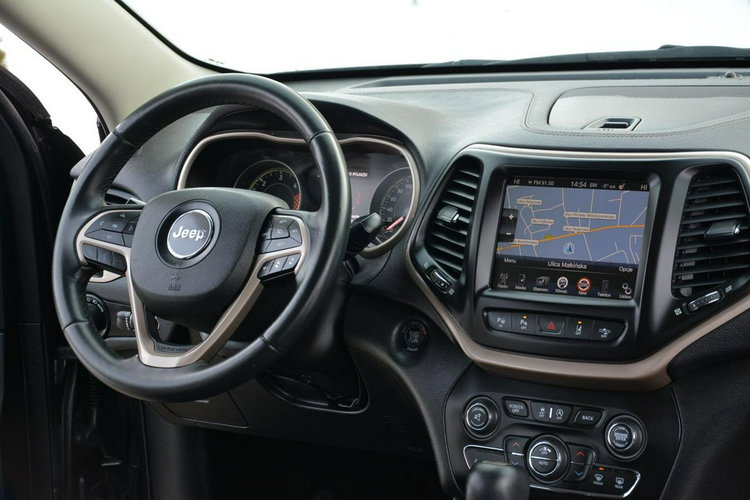 Jeep Cherokee Skóry Navi Wentylacja Kamera Asystent Pasa Xenon Ledy Radar zdjęcie 20