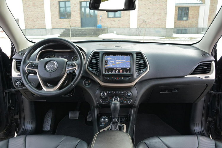 Jeep Cherokee Skóry Navi Wentylacja Kamera Asystent Pasa Xenon Ledy Radar zdjęcie 23