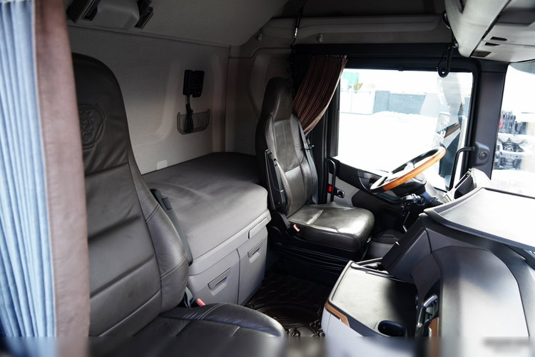 Scania S 500 / RETARDER / KLIMA POSTOJOWA / ALUFELGI / SKÓRY / OPONY 100%  zdjęcie 35
