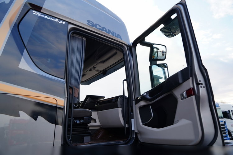 Scania S 500 / RETARDER / KLIMA POSTOJOWA / ALUFELGI / SKÓRY / OPONY 100%  zdjęcie 36