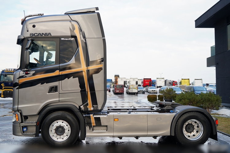 Scania S 500 / RETARDER / KLIMA POSTOJOWA / ALUFELGI / SKÓRY / OPONY 100%  zdjęcie 6