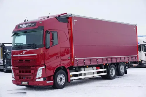 Volvo FH / 460 / ACC / E 6 / BURTOFIRANKA + WINDA / 20 PALET / DŁ. 8.1 M / OŚ SKRĘTNA