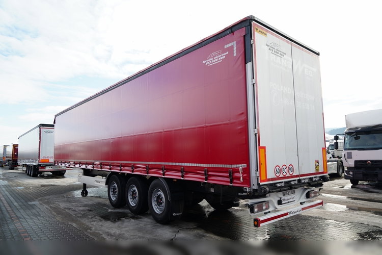 Wielton / FIRANKA STANDARD / MULDA DO STALI - 9 M / OŚ PODNOSZONA / SAF /  zdjęcie 5