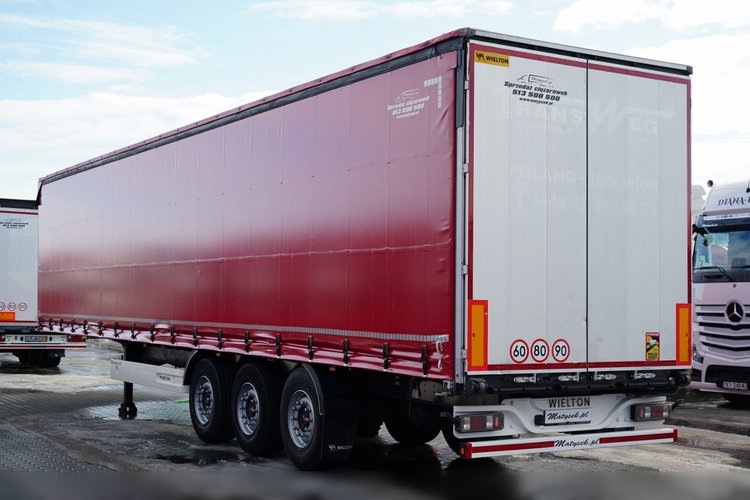 Wielton / FIRANKA STANDARD / MULDA DO STALI - 9 M / OŚ PODNOSZONA / SAF /  zdjęcie 6