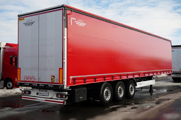 Wielton / FIRANKA STANDARD / MULDA DO STALI - 9 M / OŚ PODNOSZONA / SAF /  zdjęcie 7