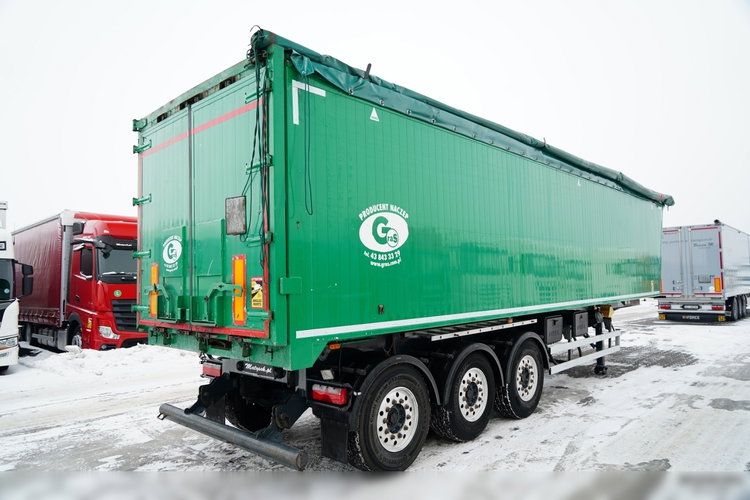 GRAS / WYWROTKA / 58 M3 / ALUMINIOWA / PODŁOGA 10 MM / OŚ PODNOSZONA / ALUFELGI zdjęcie 7