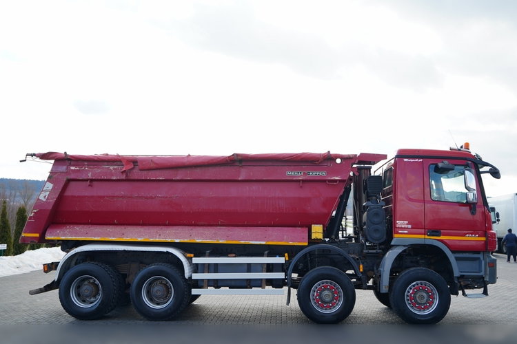Mercedes -BENZ ACTROS 4144 / 8x8 / WYWROTKA TYLNOZSYPOWA / MEILLER  KIPPER  / zdjęcie 14