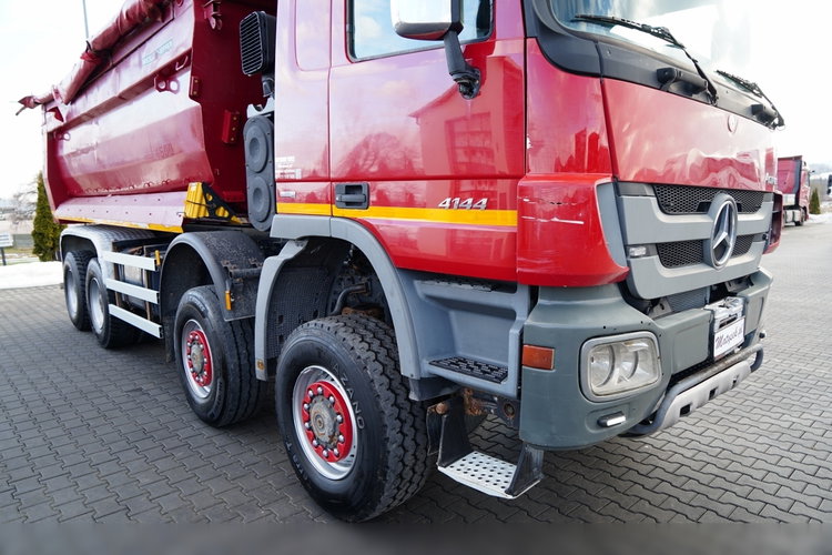 Mercedes -BENZ ACTROS 4144 / 8x8 / WYWROTKA TYLNOZSYPOWA / MEILLER  KIPPER  / zdjęcie 16