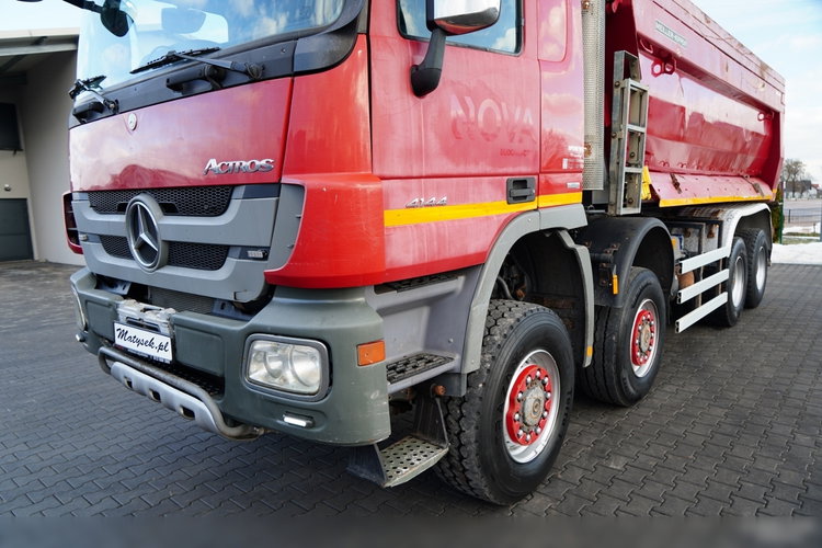 Mercedes -BENZ ACTROS 4144 / 8x8 / WYWROTKA TYLNOZSYPOWA / MEILLER  KIPPER  / zdjęcie 18