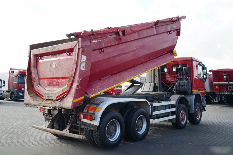 Mercedes -BENZ ACTROS 4144 / 8x8 / WYWROTKA TYLNOZSYPOWA / MEILLER  KIPPER  / zdjęcie 7