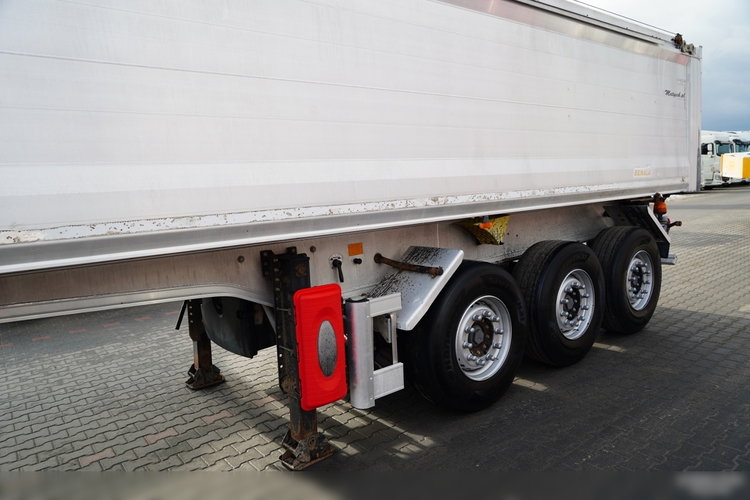 BENALU WYWROTKA / 27 m3 / ALUMINIOWA / OŚ PODNOSZONA / WAGA: 5 200 KG / ELEKTRYCZNA PLANDEKA zdjęcie 10
