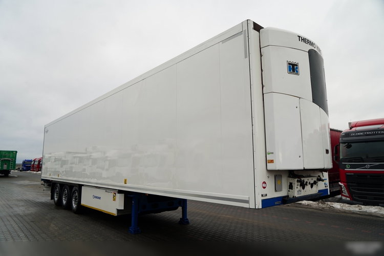 Krone CHŁODNIA / THERMO KING  / OŚ PODNOSZONA / KOSZ NA PALETY zdjęcie 2