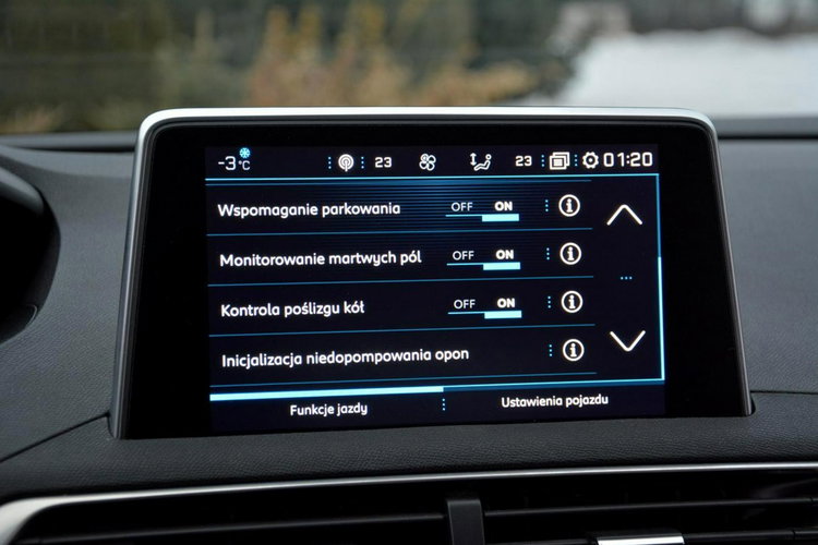 3008 Virtual Lane Assist BLIS Navi Ledy Parkt. Pół-skóry ASO Peugeot Alu18 zdjęcie 36