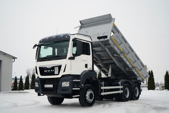 MAN TGS 26.480 / 6X6 / 3 STRONNA WYWROTKA / HYDROBURTA / UAL / EURO 6 