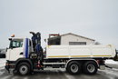 Scania G 370 / 6x4 / WYWROTKA TYLNOZSYPOWA + HDS HIAB 144E S-3 / STEROWANIE RADIOWE /  ROTATOR / WIDŁY DO PALET / EURO 6 / zdjęcie 11