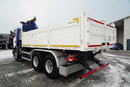 Scania G 370 / 6x4 / WYWROTKA TYLNOZSYPOWA + HDS HIAB 144E S-3 / STEROWANIE RADIOWE /  ROTATOR / WIDŁY DO PALET / EURO 6 / zdjęcie 12