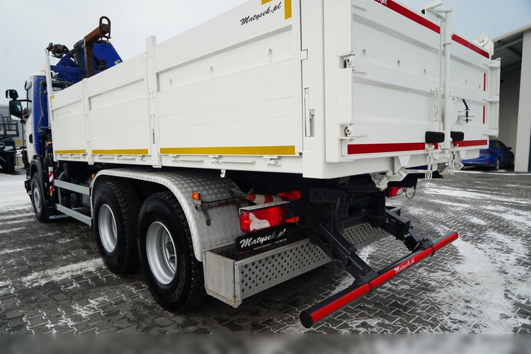 Scania G 370 / 6x4 / WYWROTKA TYLNOZSYPOWA + HDS HIAB 144E S-3 / STEROWANIE RADIOWE /  ROTATOR / WIDŁY DO PALET / EURO 6 / zdjęcie 20