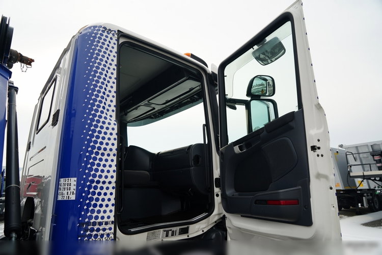 Scania G 370 / 6x4 / WYWROTKA TYLNOZSYPOWA + HDS HIAB 144E S-3 / STEROWANIE RADIOWE /  ROTATOR / WIDŁY DO PALET / EURO 6 / zdjęcie 50