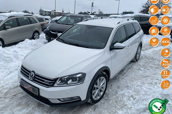 Volkswagen Passat Alltrack 2.0tdi 177KM 4-Motion dsg ledy bi xenon skóry full serwis zamiana gwar