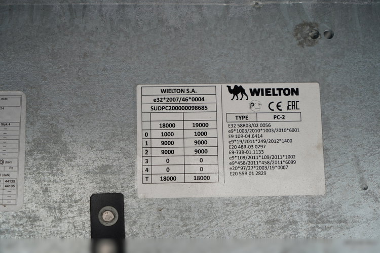 WILETON WIELTON / PRZYCZEPA BURTOWA / DO BUDOWLANKI / NOWA / DOSTĘPNA OD RĘKI / WAGA: 3800 KG / ALUFELGI  zdjęcie 20