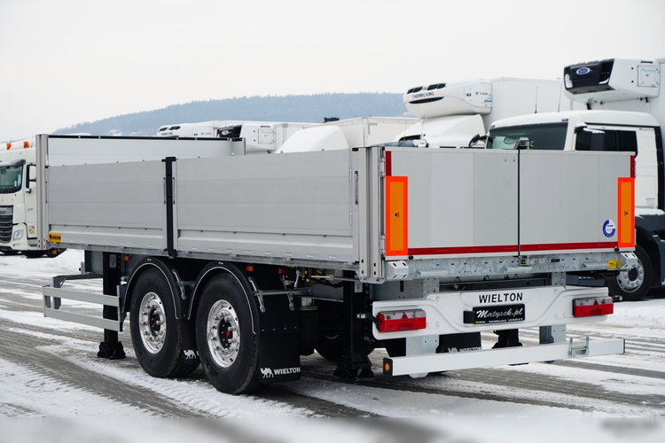 WILETON WIELTON / PRZYCZEPA BURTOWA / DO BUDOWLANKI / NOWA / DOSTĘPNA OD RĘKI / WAGA: 3800 KG / ALUFELGI  zdjęcie 6