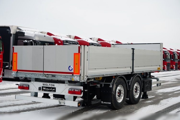 WILETON WIELTON / PRZYCZEPA BURTOWA / DO BUDOWLANKI / NOWA / DOSTĘPNA OD RĘKI / WAGA: 3800 KG / ALUFELGI  zdjęcie 7