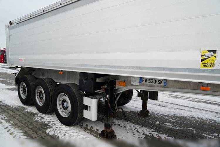 BENALU WYWROTKA / 27 m3 / ALUMINIOWA / OŚ PODNOSZONA / WAGA: 5 100 KG / ELEKTRYCZNA PLANDEKA zdjęcie 9