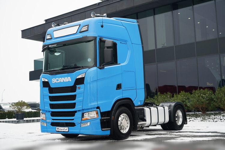 Scania S 450 / RETARDER / KLIMA POSTOJOWA / ALUFELGI / OPONY 100% zdjęcie 5