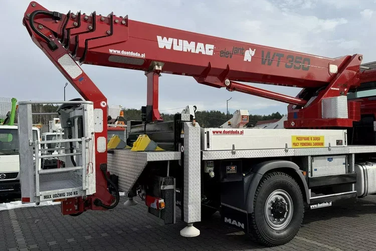MAN TGA 18.320 4x4 Zwyżka WUMAG WT 350 Podnośnik Koszowy zdjęcie 45