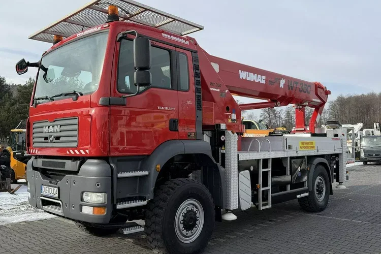 MAN TGA 18.320 4x4 Zwyżka WUMAG WT 350 Podnośnik Koszowy zdjęcie 38