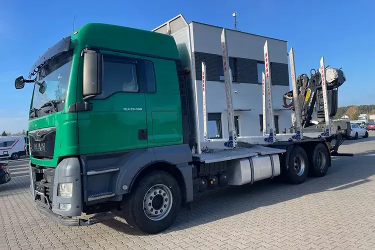 MAN TGX 26.500, 6x4, HDS EPSILOM M12Z, do transportu drewna. zdjęcie 10