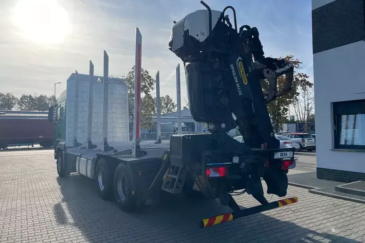 MAN TGX 26.500, 6x4, HDS EPSILOM M12Z, do transportu drewna. zdjęcie 8