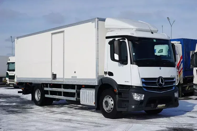 Mercedes / ANTOS / 1830 / EURO 6 / KONTENER + WINDA / 19 PALET zdjęcie 1