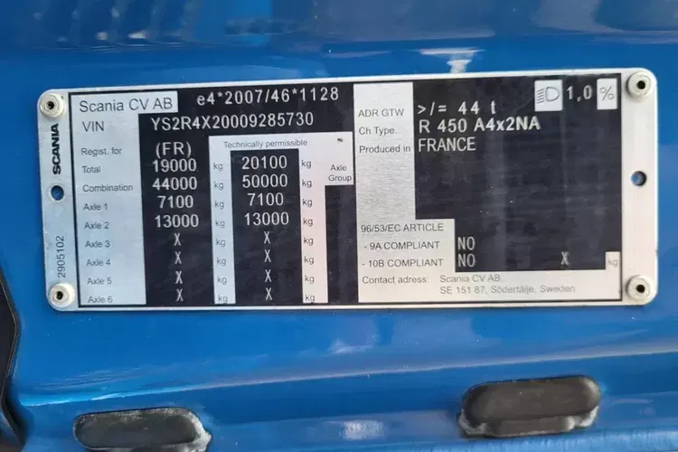 Scania R 450 A4x2NA Hydraulika zdjęcie 11