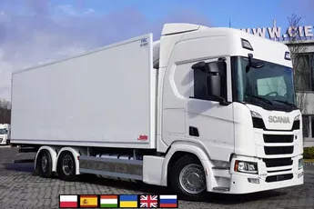 Scania R500 6x2 / Chłodnia hakowa Kiesling / Thermoking T-1200R / oś skrętna