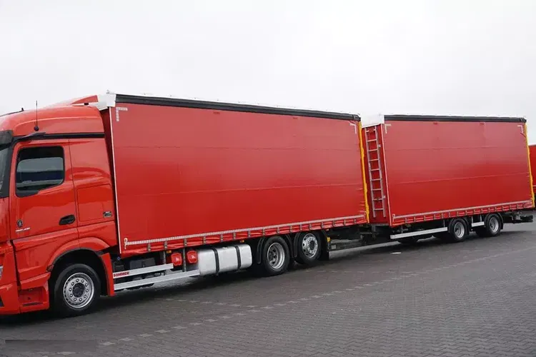 Mercedes ACTROS / 2545 / ACC / E 6 / MP 5 / ZESTAW PRZESTRZENNY / OŚ SKRĘTNA zdjęcie 3