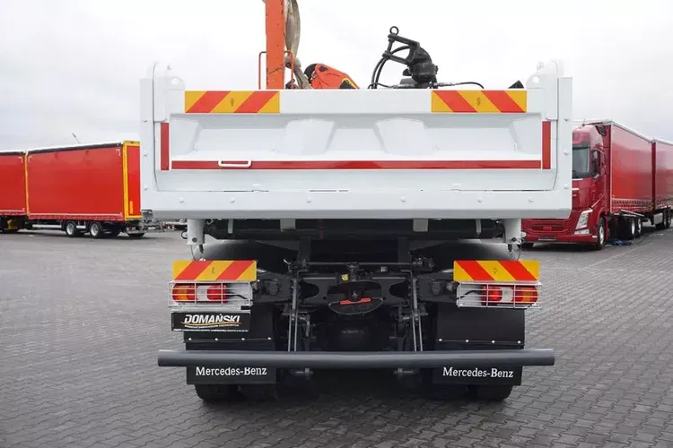 Mercedes AROCS / 2645 / E 6 / WYWROTKA + HDS / 6 X 4 / HYDROBURTA / ŁYŻKA / WIDŁY zdjęcie 40