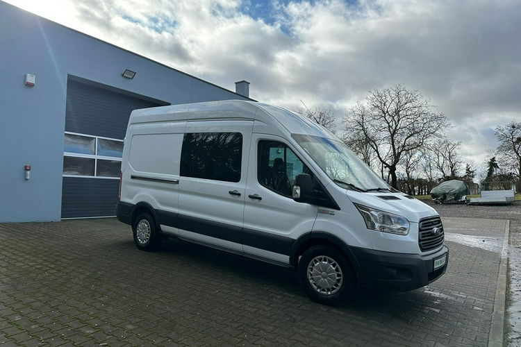 Ford Transit 2014 2.2 160KM L3H2 Brygadówka 6osobowy Klimatyzacja Hak zdjęcie 2